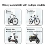 JGX003 Adjustable Mount Bracket Motorcycle Electric Bike Bicycle Action Camera Holder - Image 10