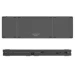 KF86 MAX Foldable Wireless Bluetooth-Compatible Keyboard With Touchpad + Leather Case - Image 3