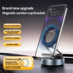 X28 Vacuum Suction Phone Mount 360 Degree Rotating Magnetic Car Phone Holder - Image 2