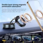 X28 Vacuum Suction Phone Mount 360 Degree Rotating Magnetic Car Phone Holder - Image 4