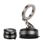 D1X Hands-Free Suction Cup Phone Holder Foldable Vacuum Magnetic Car Phone Mount