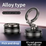 D1X Hands-Free Suction Cup Phone Holder Foldable Vacuum Magnetic Car Phone Mount - Image 3