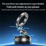 D1X Hands-Free Suction Cup Phone Holder Foldable Vacuum Magnetic Car Phone Mount - Image 6