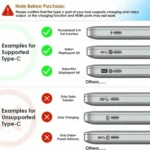 WAVLINK UMD309 Dual HD PD100W 10Gbps USB-A USB-C Docking Station 10 in 1 HUB - Image 4