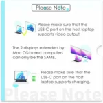 WAVLINK UMD309 Dual HD PD100W 10Gbps USB-A USB-C Docking Station 10 in 1 HUB - Image 5