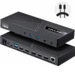 WAVLINK UG63PD25 15 in 1 DisplayLink Docking Station Support Triple Display 130W Power-in