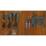 NORTH BAYOU F160-FP Tray Dual Arm Bracket Monitor Desk Mount Adjustable Laptop Holder - Image 10