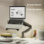 NORTH BAYOU F80-FP For 17-30 Inch Laptop Height Adjustable Desktop Mount Bracket - Image 4