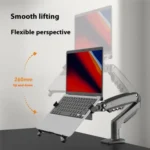 NORTH BAYOU F80-FP For 17-30 Inch Laptop Height Adjustable Desktop Mount Bracket - Image 5