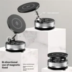 SD09 Dashboard Windshield Vacuum Suction Phone Holder Magnetic Car Mount Foldable Stand - Image 7