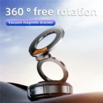 SD07 Magnetic 360 Degree Adjustable Vacuum Suction Phone Holder Car Mount Foldable Stand - Image 3