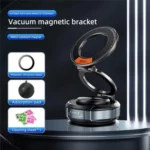 SD07 Magnetic 360 Degree Adjustable Vacuum Suction Phone Holder Car Mount Foldable Stand - Image 5