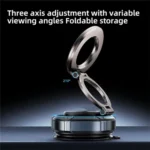 SD07 Magnetic 360 Degree Adjustable Vacuum Suction Phone Holder Car Mount Foldable Stand - Image 8