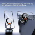 SD07 Magnetic 360 Degree Adjustable Vacuum Suction Phone Holder Car Mount Foldable Stand - Image 9