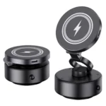 D1 15W Wireless Charging Electric Vacuum Suction Multi  Angle Rotating Car Phone Holder