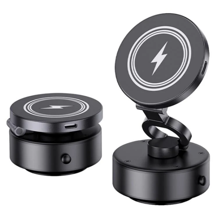 D1 15W Wireless Charging Electric Vacuum Suction Multi Angle Rotating Car Phone Holder