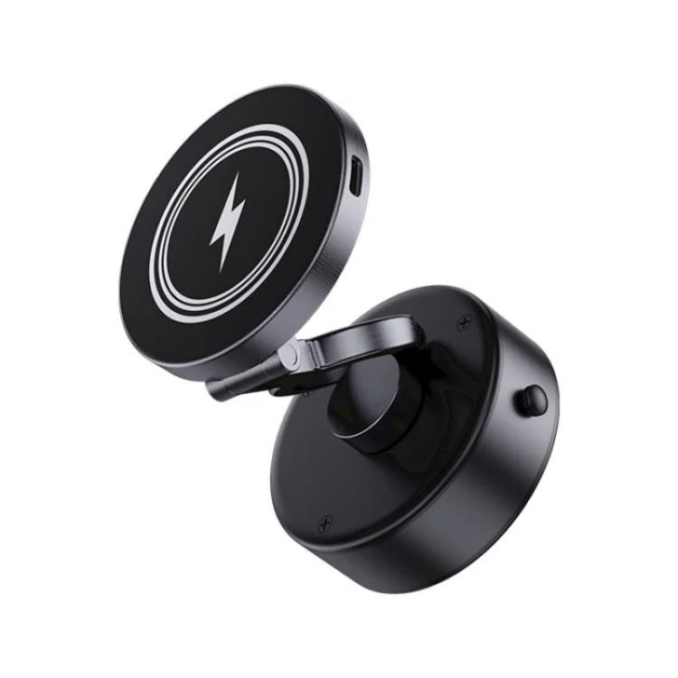 SYA0029142_1.webp D1 15W Wireless Charging Electric Vacuum Suction Multi  Angle Rotating Car Phone Holder - Image 2