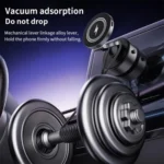 D1 15W Wireless Charging Electric Vacuum Suction Multi  Angle Rotating Car Phone Holder - Image 5
