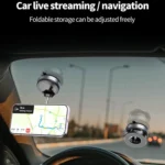 K007 Dashboard Stand 360 Degree Rotation Car Suction Cup Base Magnetic Mount Phone Holder - Image 7