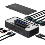 WAVLINK UMD23M For Laptop Tablet 13 in 1 USB-C Hub 10Gbps M.2 Pcie / SATA SSD Enclosure