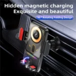 SD19 Wireless Charger 15W Magnetic Fast Charging Car Air Vent Mount Phone Holder - Image 7