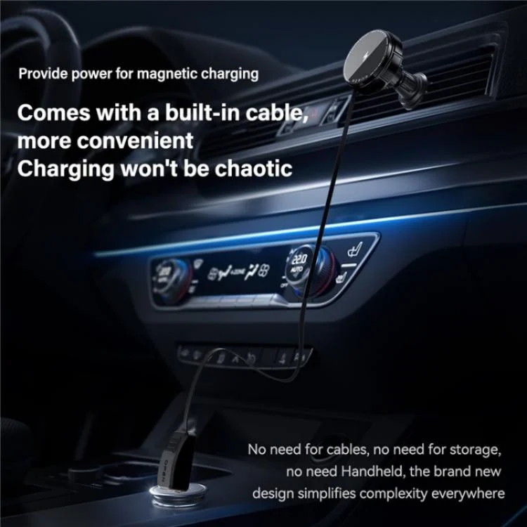 SYA0029290_B2.webp X02 With Retractable Cable 15W Car Air Vent Mount Magnetic Phone Holder Wireless Charger - Image 3