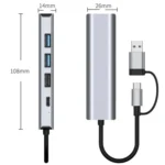 2501 RJ45 Gigabit Network Card Converter USB-C / USB to Ethernet Adapter - Image 9