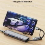 2503 Gigabit RJ45, 2 x USB3.2, USB-C2.0, USB-C3.2, DC5V 6 in 1 Docking Station USB / Type-C Hub - Image 10