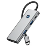 2426 One-Key Screen Off Type-C to 2 x USB3.2, HD, PD100W, 2 x USB-C3.2 HUB