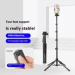 YUNTENG XC-90 Smartphone Camera Bluetooth Selfie Stand for Vlog Video Live Streaming - Image 2