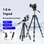 YUNTENG VCT-669 For Live Streaming Video Recording Camera Tripod Smartphone Selfie Mount - Image 2