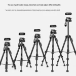 YUNTENG VCT-669 For Live Streaming Video Recording Camera Tripod Smartphone Selfie Mount - Image 4