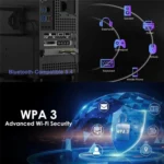 WAVLINK WN685BE3-A Tri-Band BE200 Wireless Adapter Desktop PC WiFi 7 BE8800 Pcie Card - Image 5