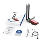 WAVLINK WN685BE3-B BE8800 2.4GHz 5GHz 6GHz WiFi 7 Tri-Band PCI-E Wireless Network Card - Image 13