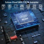 WAVLINK WN685BE3-B BE8800 2.4GHz 5GHz 6GHz WiFi 7 Tri-Band PCI-E Wireless Network Card - Image 5