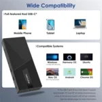 WAVLINK UG69PD24 12-in-1 PD 100W Charging Displaylink Docking Station For Thunderbolt 4 / 3 - Image 8