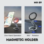 Jmary MH-89 Folding Adjustable Car Magnetic Phone Holder - Image 4