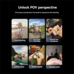 JMARY MG-02 For Action Camera Phone Silicone Necklace Mount Magnetic Neck Holder - Image 3