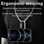 JMARY MG-02 For Action Camera Phone Silicone Necklace Mount Magnetic Neck Holder - Image 4