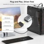 WAVLINK CAH5 For PC TV Projector DisplayPort to HDMI Adapter 4K 60Hz Video Converter - Image 5