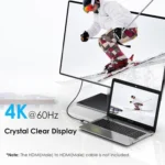 WAVLINK CAH5 For PC TV Projector DisplayPort to HDMI Adapter 4K 60Hz Video Converter - Image 6