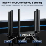 WAVLINK WN536AX6 For Gaming High Speed Dual Band MESH AP Repeater AX6000 WiFi 6 Router - Image 6
