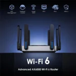 WAVLINK WN592AX6 2.5G Multi Gig Port Quad Core CPU AX6000 Dual Band WiFi 6 Router - Image 3