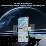 SD23 With Ambient Light Car Navigation Air Vent Phone Holder 15W Wireless Charger - Image 5