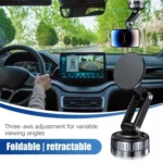 X51 Foldable Magnetic Cellphone Holder Car Dashboard Suction Cup Navigation Phone Holder - Image 2