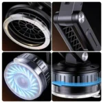 X51 Foldable Magnetic Cellphone Holder Car Dashboard Suction Cup Navigation Phone Holder - Image 7