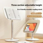 R30 Children Books Tablets Laptops Desktop Holder Adjustable Wooden Board Reading Stand - Image 2