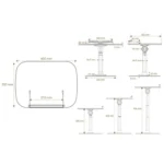 R30 Children Books Tablets Laptops Desktop Holder Adjustable Wooden Board Reading Stand - Image 10