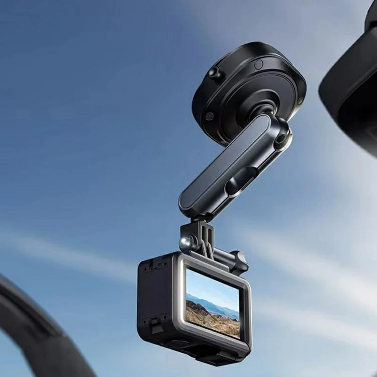 SYA0029969_1.webp DJ-1  Car Mount Aluminum Alloy Action Camera Holder Electric Vacuum Suction Cup Bracket - Image 2