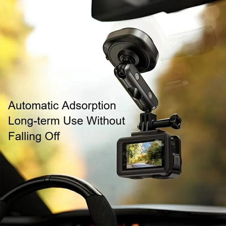 SYA0029969_2.webp DJ-1  Car Mount Aluminum Alloy Action Camera Holder Electric Vacuum Suction Cup Bracket - Image 3